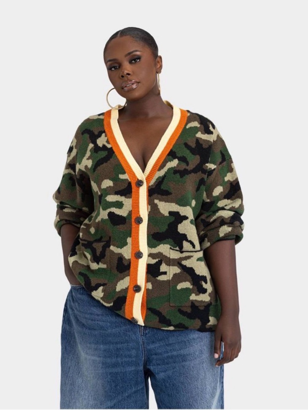 KBB by KAHLANA x TARGET
Women's "The Slouchy
Cardigan' - Olive Camo NWT